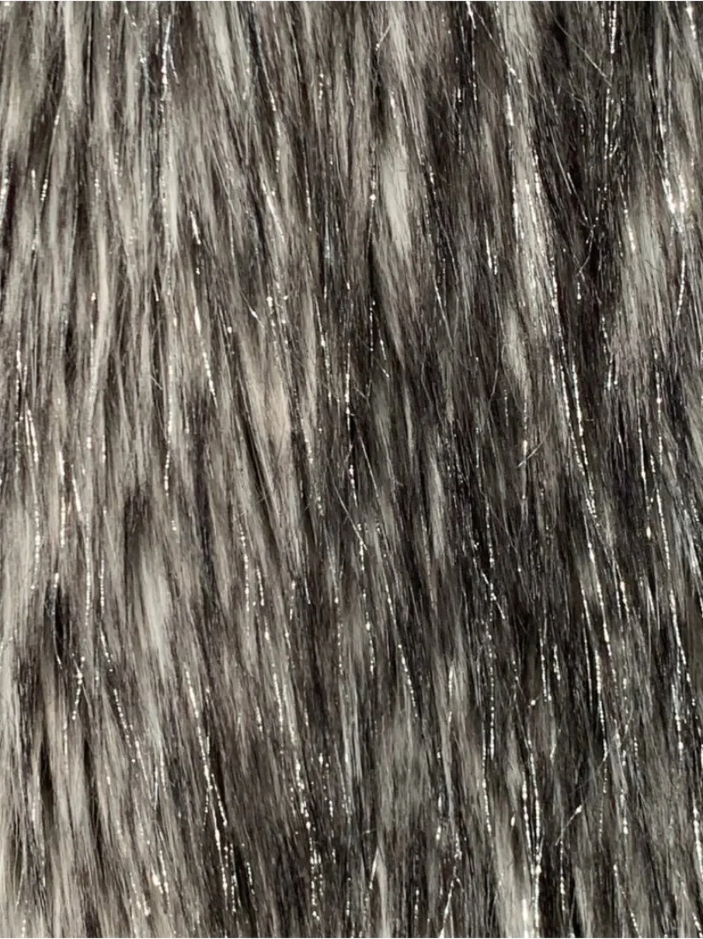 Michael Kors Silver-Tone Faux Fur Teddy Jacket
